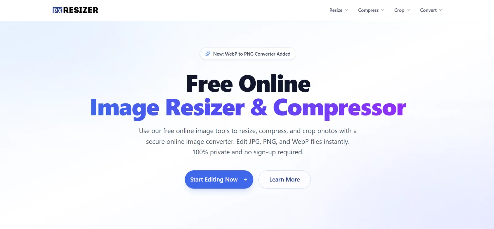 PXResizer screenshot 1
